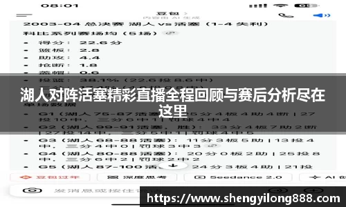 湖人对阵活塞精彩直播全程回顾与赛后分析尽在这里