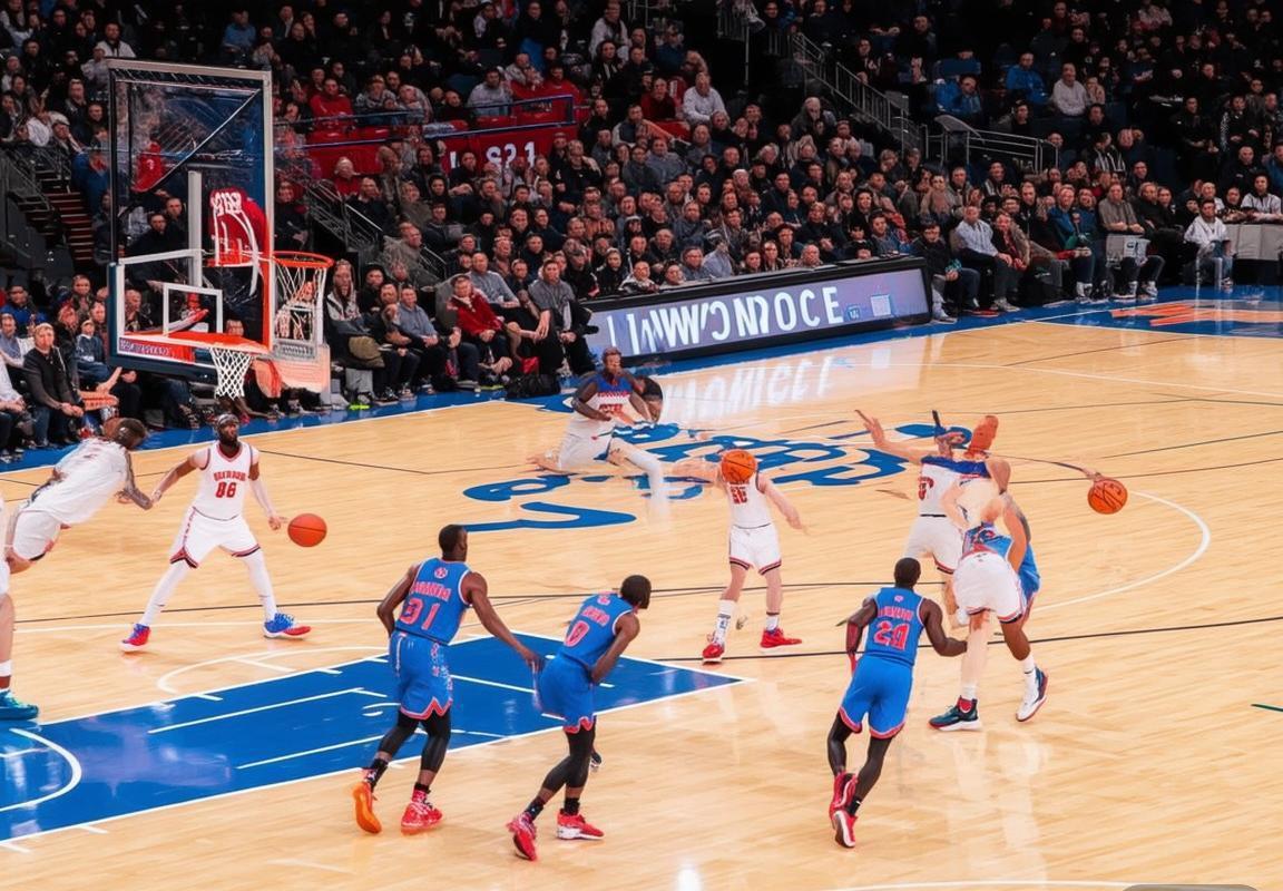 纽约尼克斯战胜猛龙强势登顶东部第二，哈特全能表现引领胜利，唐斯稳定发挥难救主